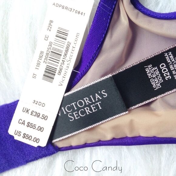 🆕Victoria's Secret Purple Demi Bra - Picture 4 of 5